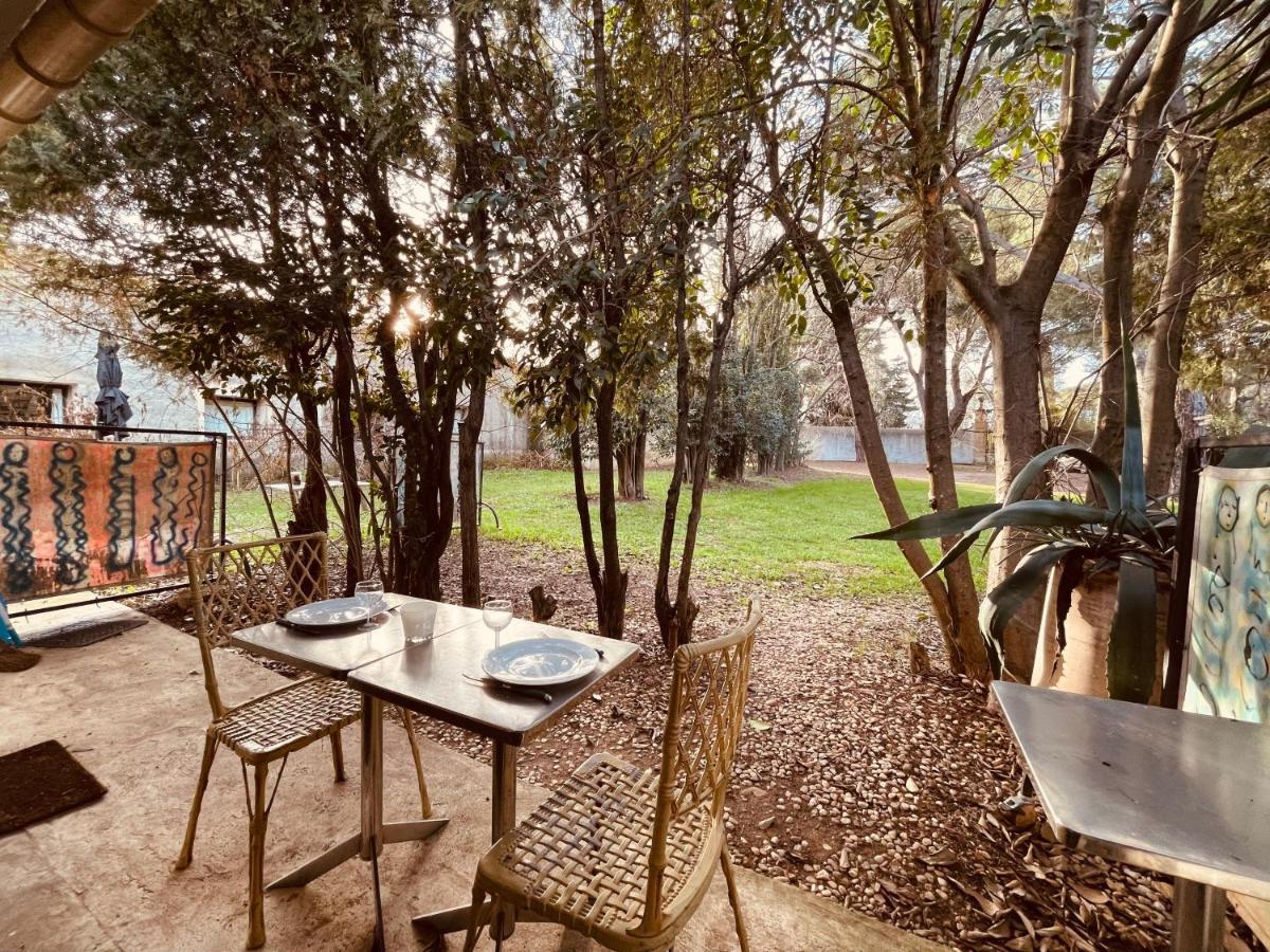 Charmant Studio Loft - Mas Bois Fontaine Nîmes Eksteriør billede